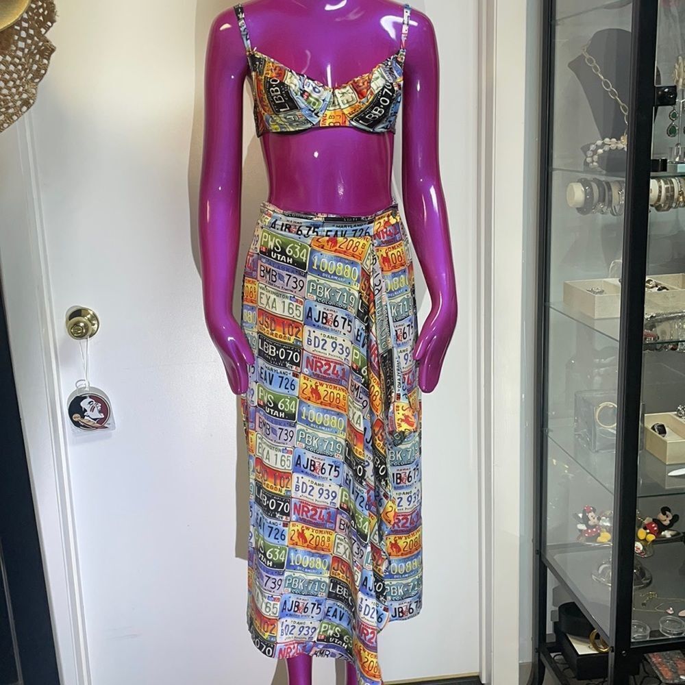 Adagio by Patricia Fieldwalker Silk bra and skirt